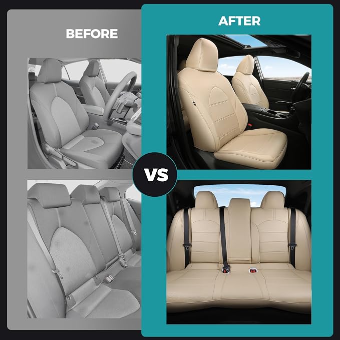 for Toyota Camry Seat Covers LE SE SE Nightshade 2018 2019 2020 2021 2022 2023 - Image 7
