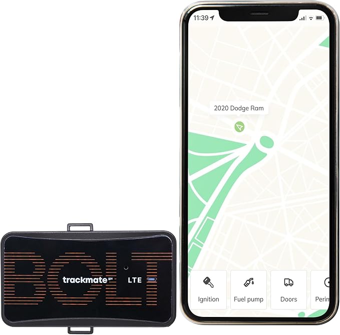 Bolt LTE 4G GPS Tracker for Vehicles, & Shipments by TrackmateGPS