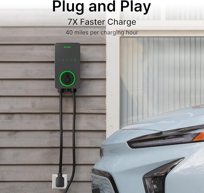 Autel Home Smart AI Level 2 EV Charger up to 40Amp, Indoor/Outdoor Fast - Image 4