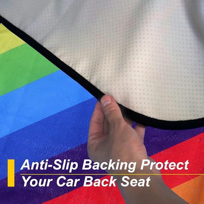 Back Seat Cover for Car Trucks Van SUV, Waterproof Rear Bench Towel Seat Covers - Image 5