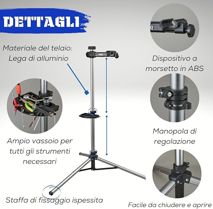 corki Cycles Bicycle Repair Stand Maintenance Work Stand - Image 5