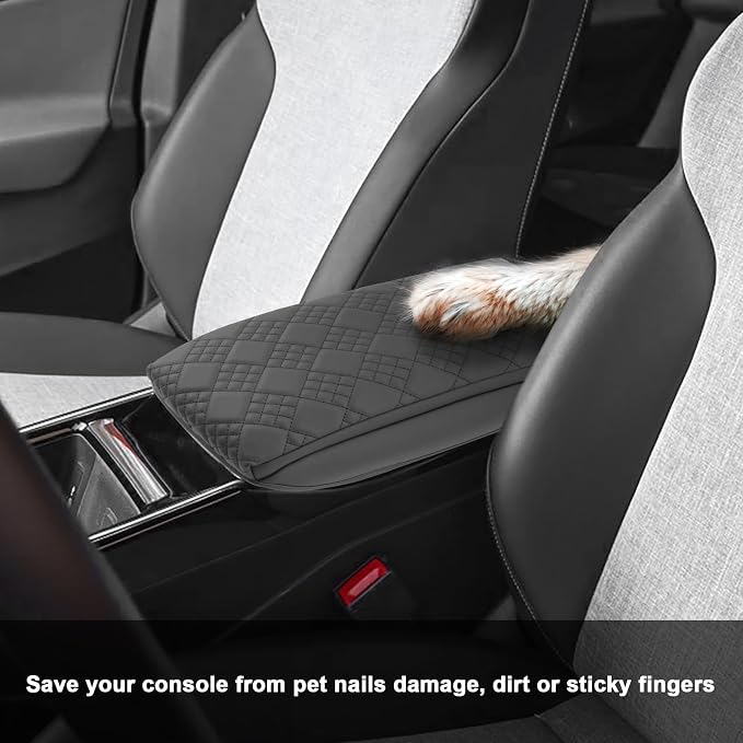 SXCY for 2025 VW ID.4 Armrest Cover Pad for 2025 Volkswagen ID.4 Accessories - Image 5
