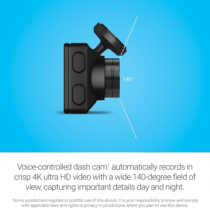 Garmin Dash Cam™ X310, Compact 4k Ultra HD Touchscreen Dash Cam - Image 3