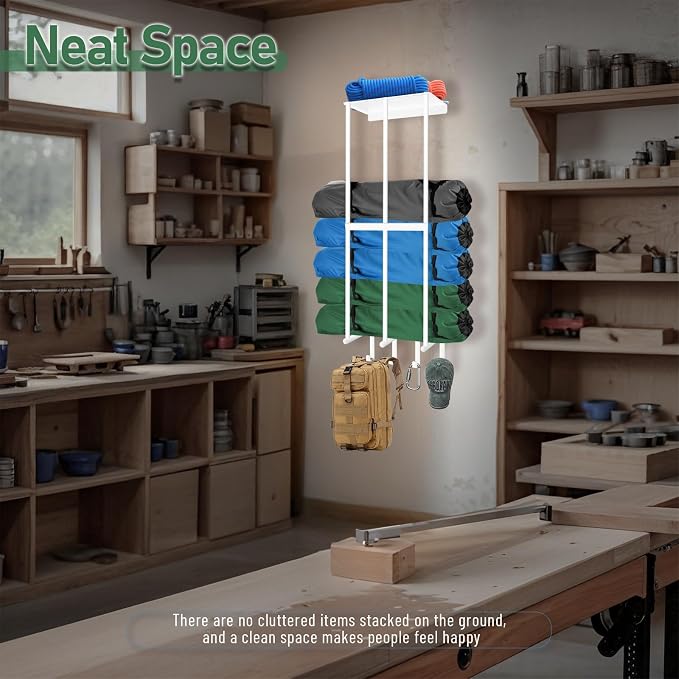 Camping Chair Wall Storage for Garage - Image 7