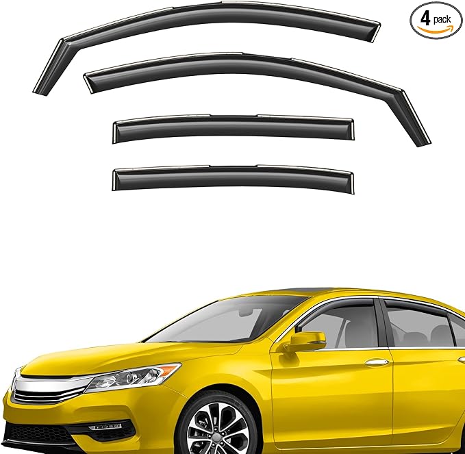 Extra Durable Window Deflectors in-Channel Window Visors Rain Guards Fit by AEROGUYSCustomfitrainguard