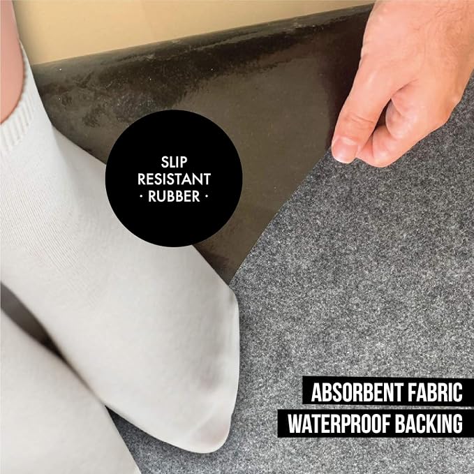 Large Garage Floor Mat, 2 Rolls, Heavy Duty Waterproof Protector, Non-Slip - Image 3