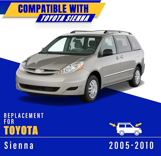 3 wipers Replacement for 2005-2010 Toyota Sienna, Windshield Wiper Blades - Image 5