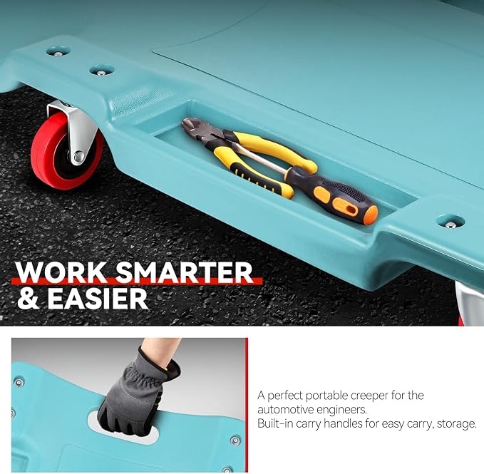 Auto Dynasty 36 Inches Mechanic Creeper, Automotive Garage Repair Low Profile - Image 4