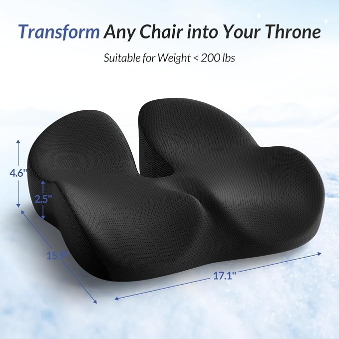 ZIKEE Gel Seat Cushion for Office Chair and Car Seat - Image 8