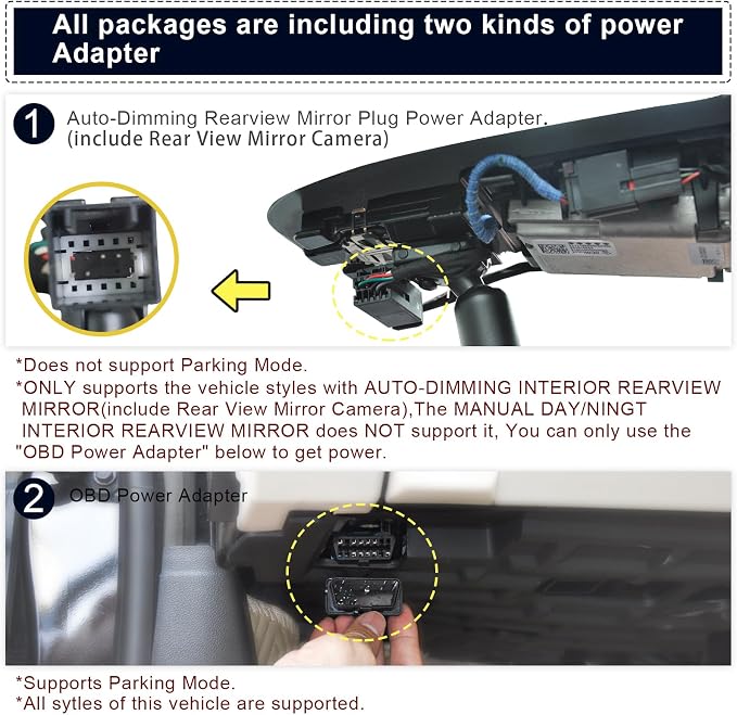 Front 4K & Rear 1080P Dash Cam Custom fit - Image 5
