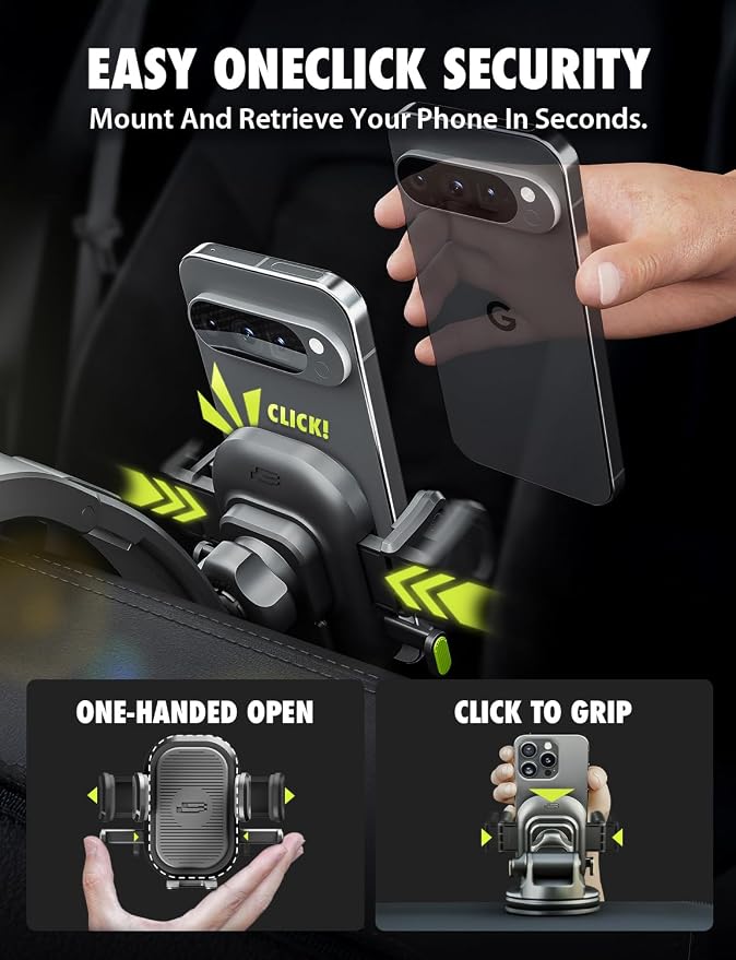 Bracketron OneClick Dashboard Cell Phone Holder - Image 3