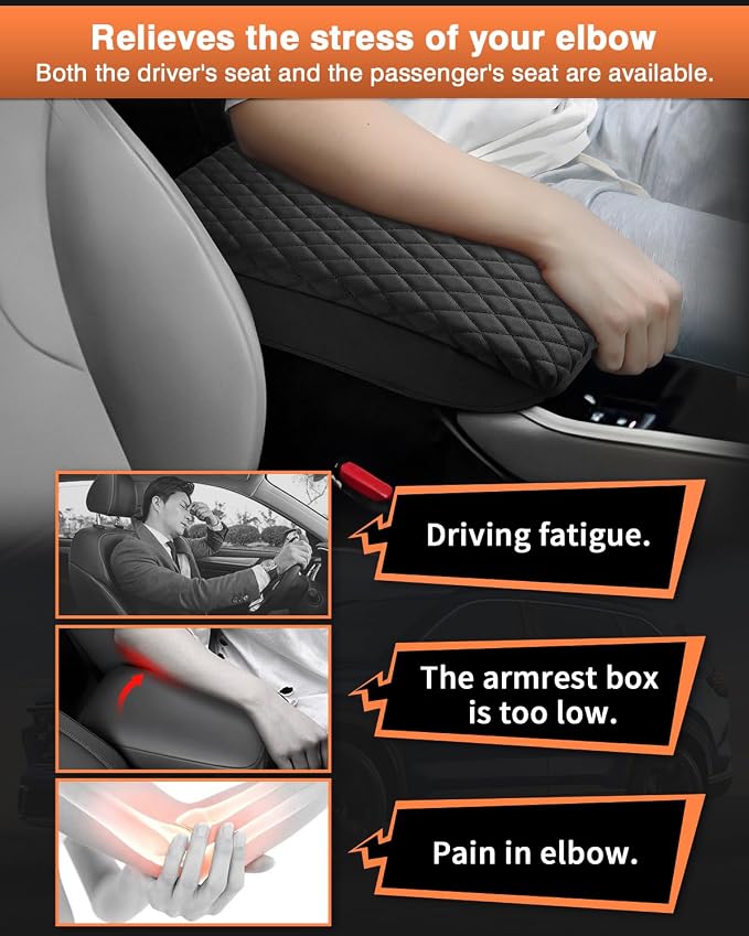 Shademax Center Console Cover for Honda Accord 2026 2025 2024 2023 Armrest - Image 5