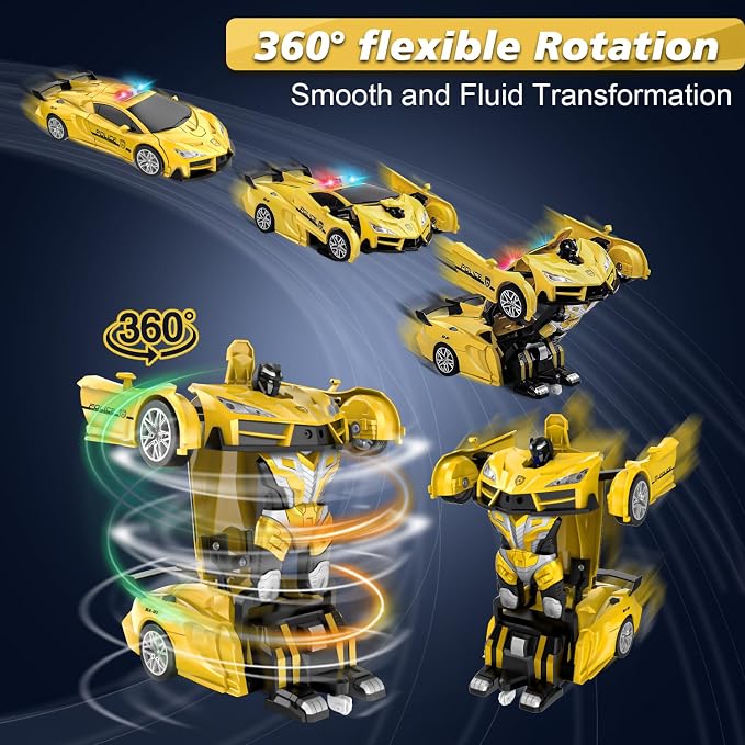 Remote Control Car for Boys 4-7, 2.4GHz RC Car 1:18 Scale, One-Button - Image 4