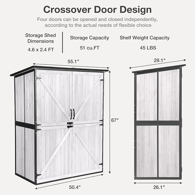 Outdoor Storage Shed with Floor - Image 6