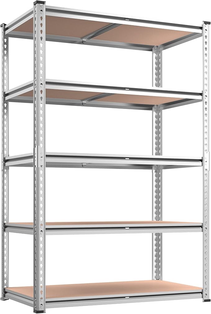 REIBII 2020LBS Garage Shelving Heavy Duty 5-Tier Storage Shelves Adjustable by REIBII