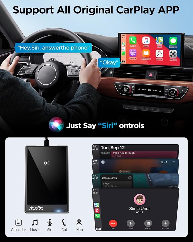 Wireless CarPlay Adapter for iPhone, 2024 Upgraded Dual-core 5G Chip, Converts - Image 4