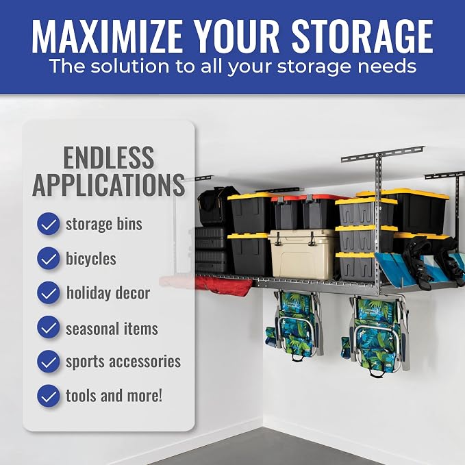 SafeRacks Overhead Storage Rack - Image 4