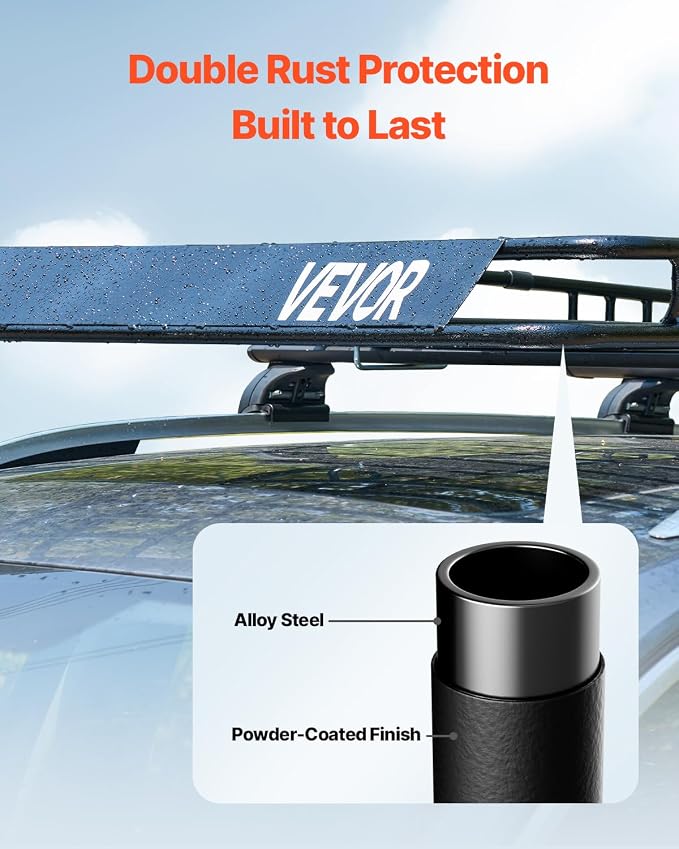 VEVOR Roof Rack Basket, Universal Rooftop Cargo Carrier - Image 4