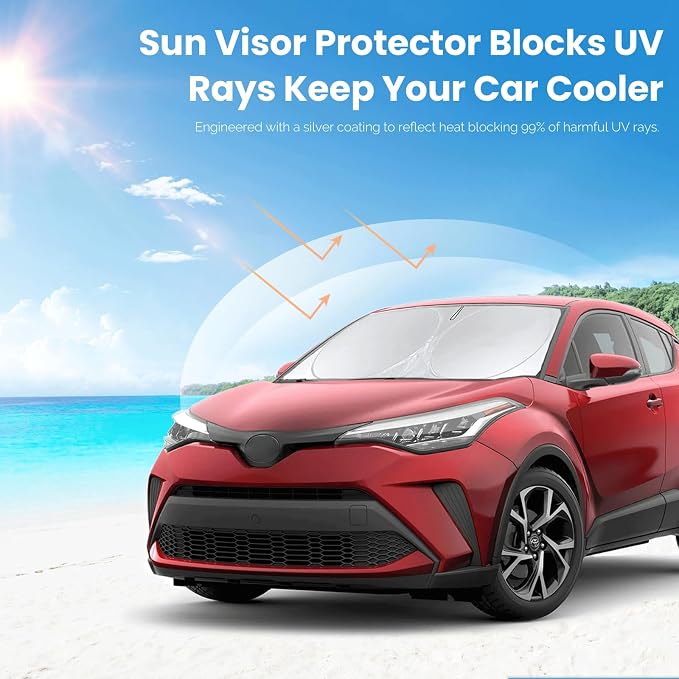 Custom Fit CHR Windshield Sunshade - Image 5