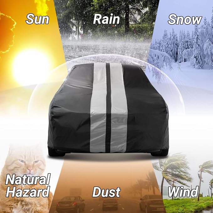 iCarCover Custom Car Cover for 1974-1981 Chevy Camaro Z28, Type LT Waterproof - Image 6