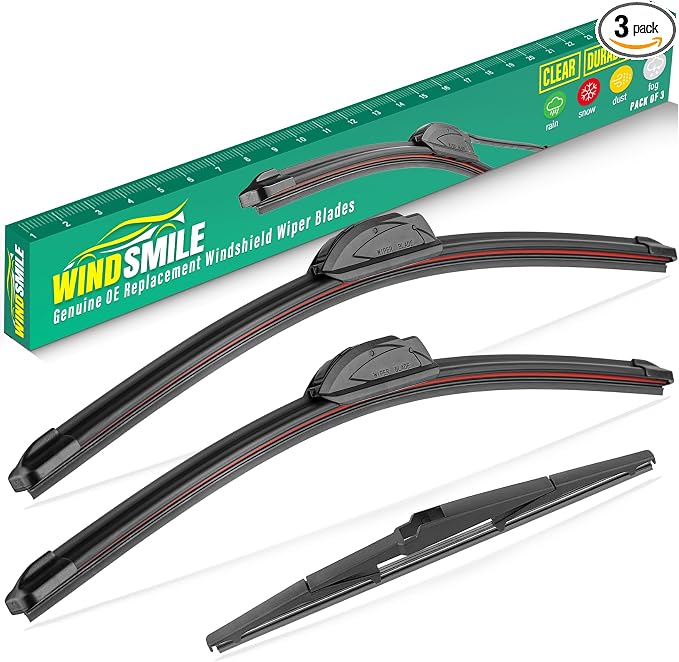 22" 20" 14" Windshield Wiper Blades Replacement by WINDSMILE