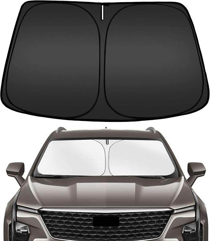 ARISMOTOR Windshield Sun Shade for Cadillac XT4 2019-2025, Custom Fit Foldable by ARISMOTOR