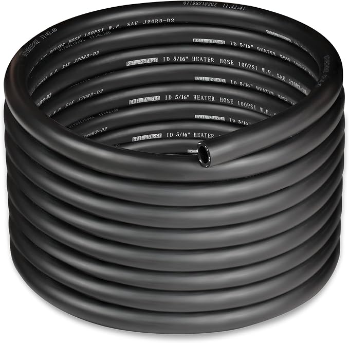 EVIL ENERGY 5/16" Heater Hose Coolant Radiator Straight 100PSI SAE 20R3 20FT by EVILENERGY
