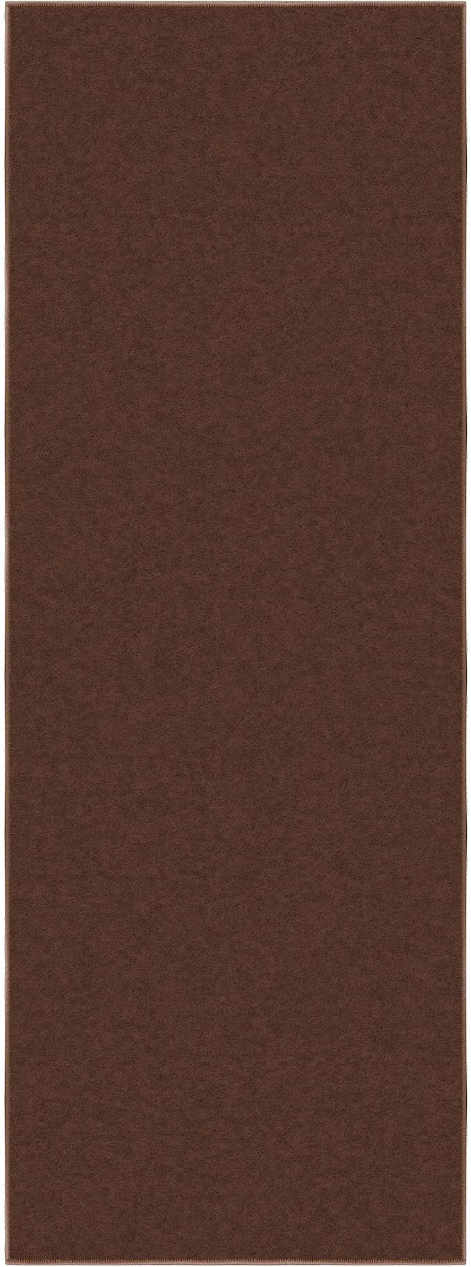 Ottomanson Hallway Runner Rug 2'2" x 6' Non Slip Solid Area Rugs Easy to Clean - Image 6
