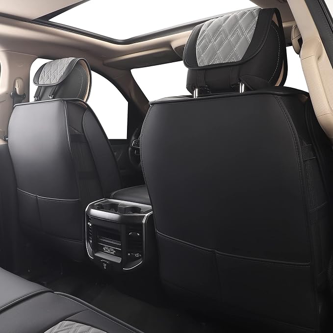 JOJOBAY Car Seat Covers for Dodge Ram Full Set, Fit Ram 2009-2025 - Image 2