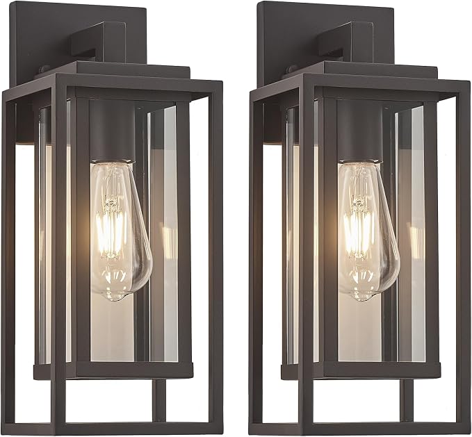 14" Outdoor Wall Light Fixtures Waterproofed Exterior Lantern W/Sturdy - Image 9