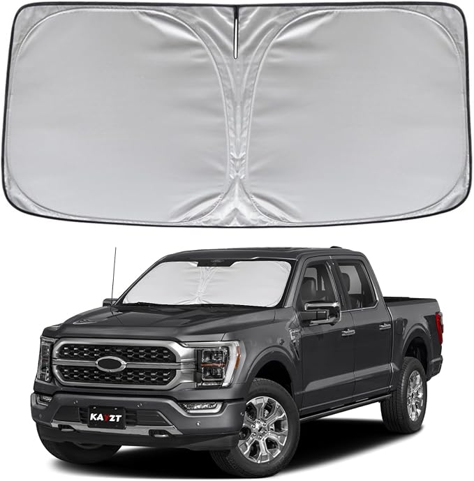 KAYZT Windshield Sun Shade for Ford F150 2021-2025 Super Crew Cab, Super Cab by KAYZT