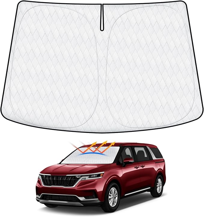 Cartist 5-Layer Windshield Sun Shade Custom Fit by cartist