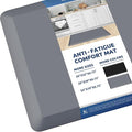 KitchenClouds Kitchen Mat Cushioned Anti Fatigue Rug 20"x32" Waterproof by KitchenClouds
