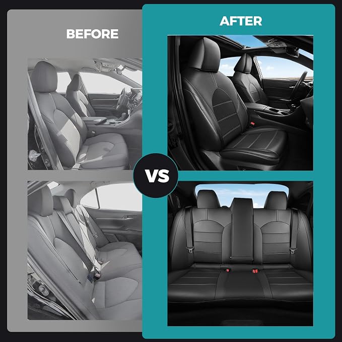 for Toyota Camry Seat Covers Hybrid LE SE 2018 2019 2020 2021 2022 2023 2024 - Image 7