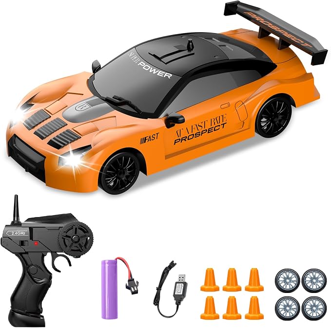 RC Drift Car 1/24 2.4GHz Remote Control Car 4WD High Speed Drifting RC Cars by YUANPLAN