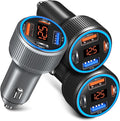 USB C Car Charger, 3 Pack 65W Dual 12V Car Power Adapter by Costyle