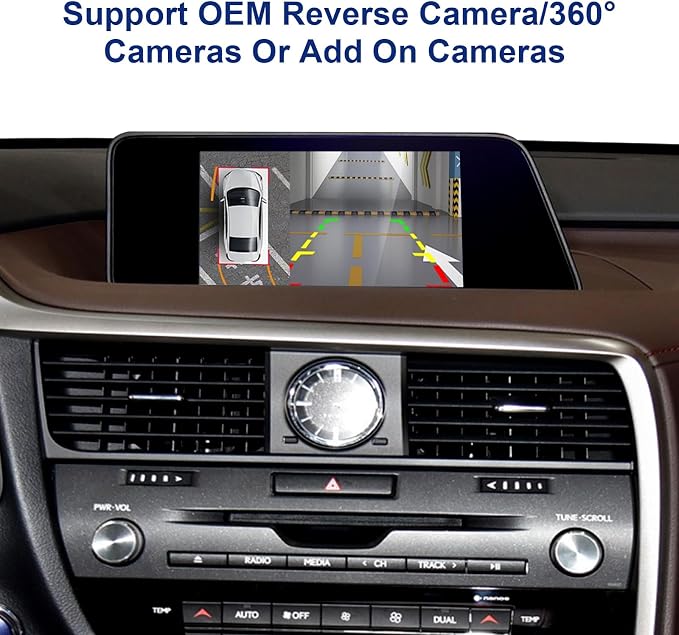 LVDS Wireless Wired CarPlay for Lexus RX ES NX CT is RC OEM Rotary Knob - Image 5