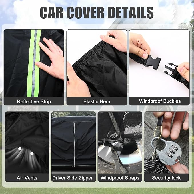 Waterproof Car Cover Compatible - Image 2