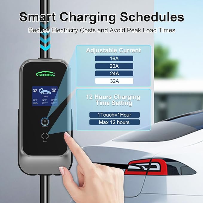 Level 2 EV Charger, 32A 240V Electric Car Charger - Image 3