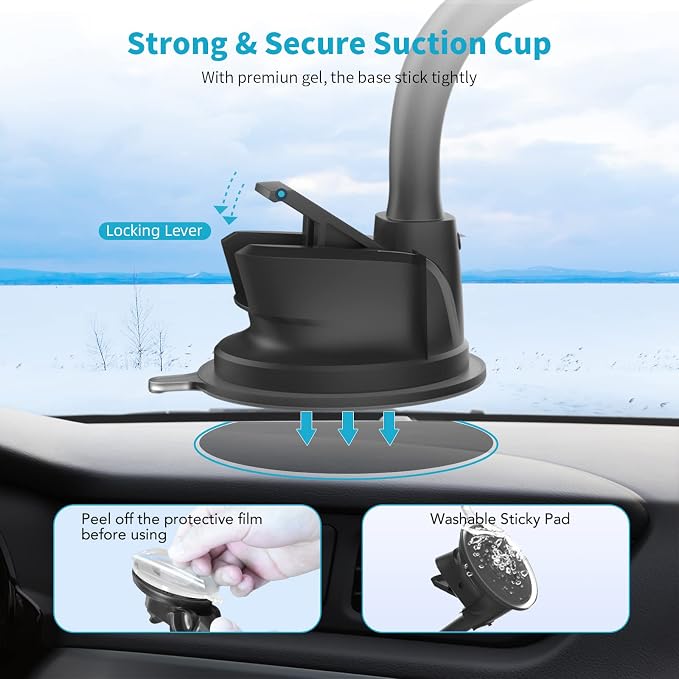 APPS2Car Magnetic Phone Holder Mount - Image 7
