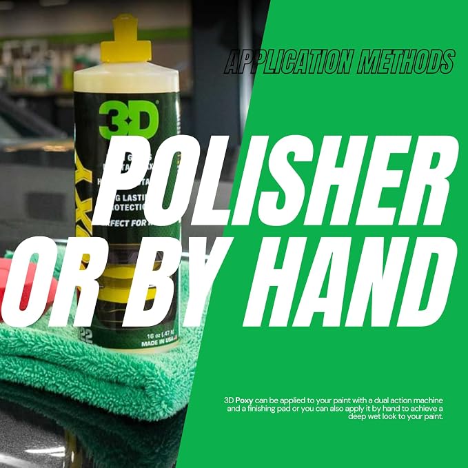3D POXY Montan Wax Sealant – Long Lasting Hybrid Car Wax - Image 6