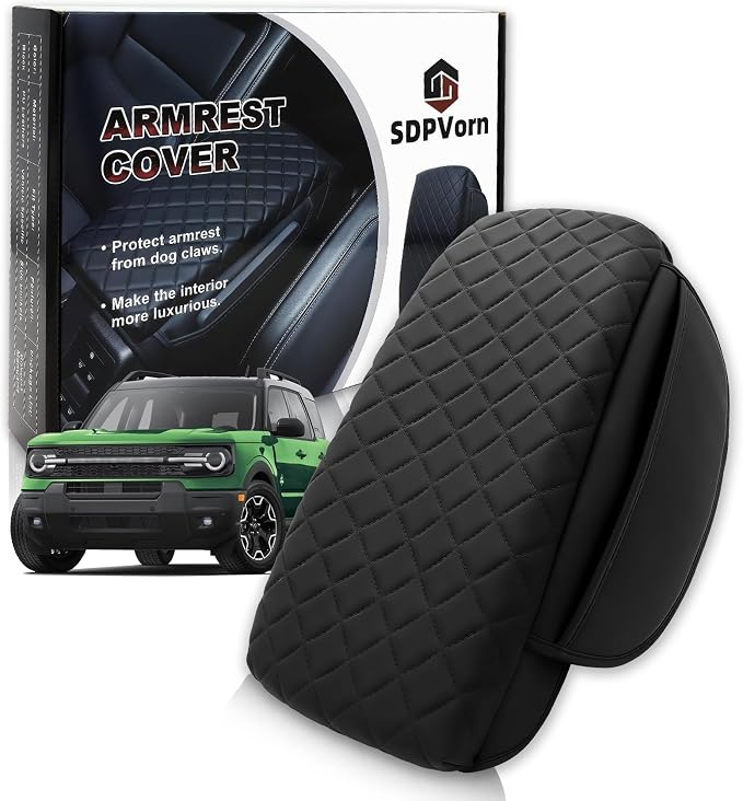 Armrest Cover for Ford Bronco Sport 2021-2025 Center Console Pad by SDPVorn