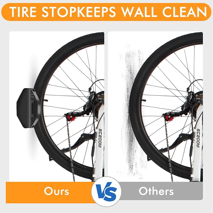 MILADO Wall Bike Rack, Swivel Bike Wall Mount - Image 8