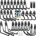 28 Pack Heavy Duty Garage Hooks, Utility Wall Mounted Storage System, by LUPYJI