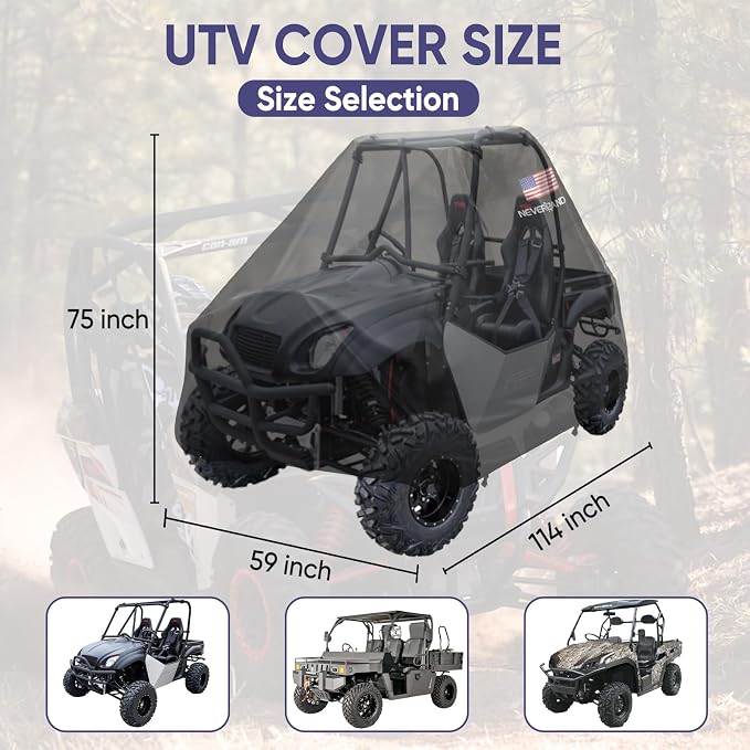 NEVERLAND UTV Covers 2 Seater - Image 6