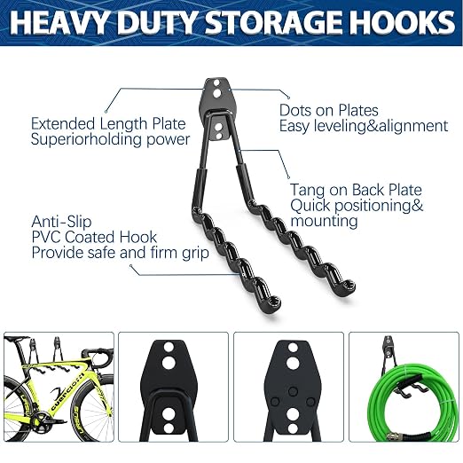 3-H Garage Hooks Heavy Duty - Image 3