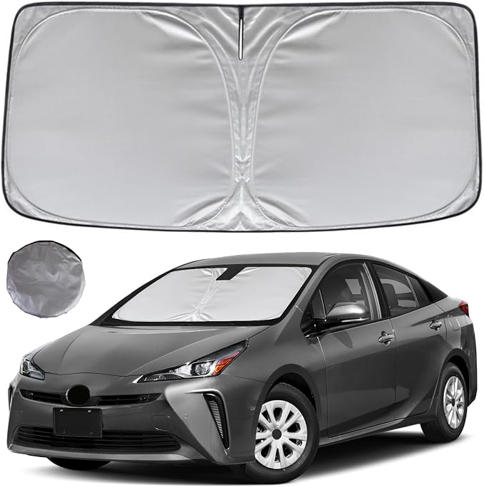 KAYZT Windshield Sun Shade for 2016-2022 Toyota Prius Hatchback Foldable by KAYZT