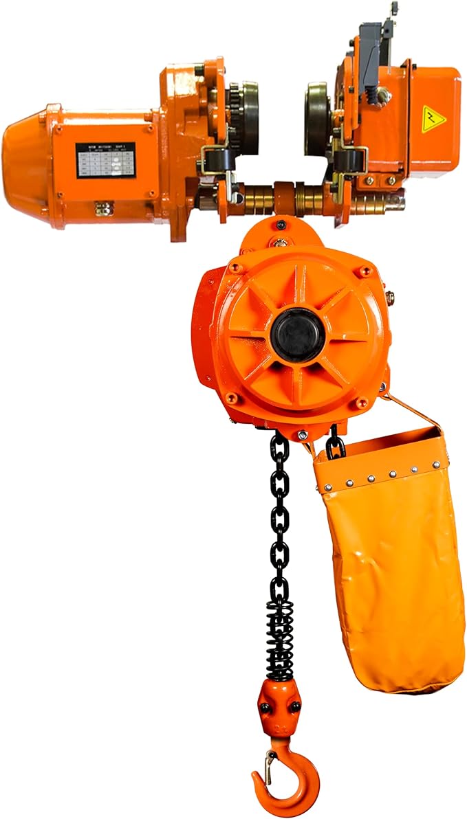 Prowinch 3 Ton Electric Chain Hoist Power Trolley 1 Speed 30 ft. G100 Chain - Image 3