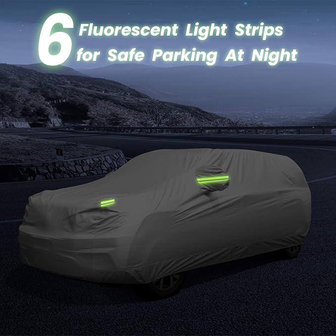 SUV Car Cover Waterproof All Weather, Outdoor Car Covers - Image 6