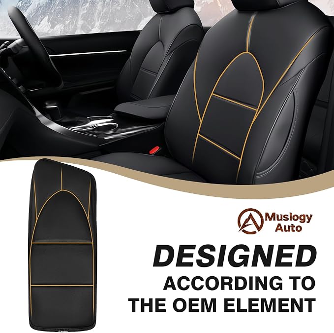 Muslogy Center Console Armrest Cover Compatible - Image 4